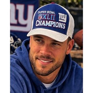 New York Giants Super Bowl XLII Champions 2008 Reebok Sideline Edition Hat NOS